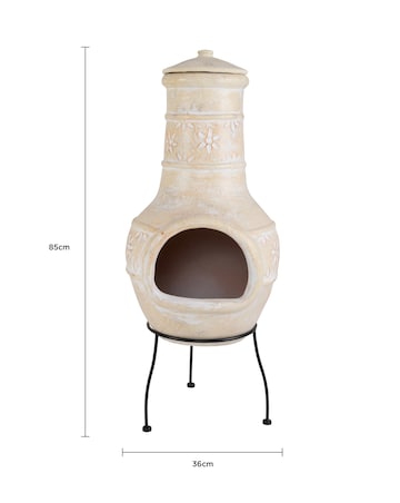 Charles Bentley SNUG Valencia Clay Chiminea