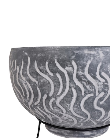 Charles Bentley SNUG Toledo Clay BBQ Firepit with Grill