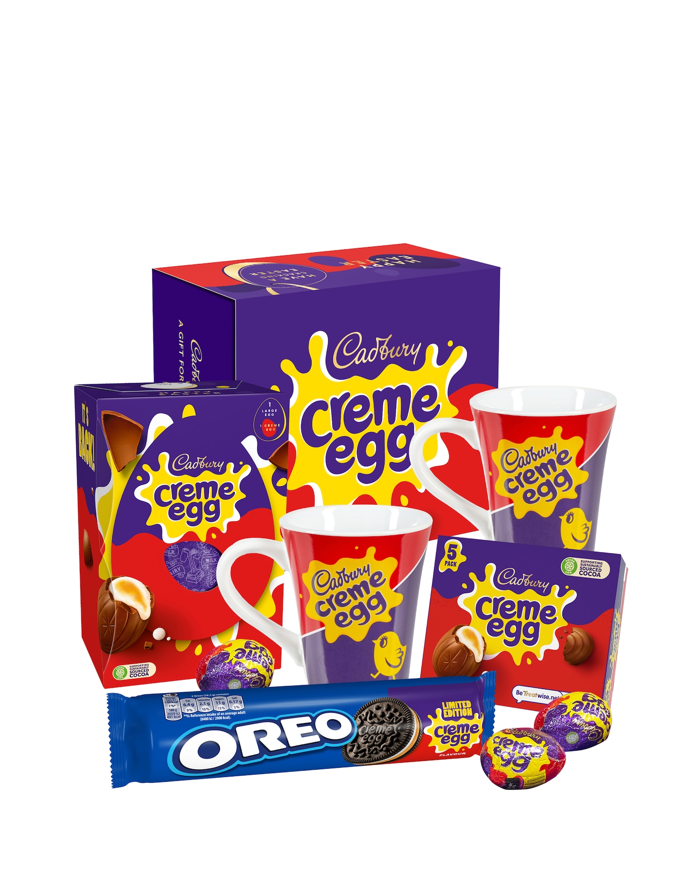 New In - Cadbury Creme Egg Mug & Oreo Gift Set
