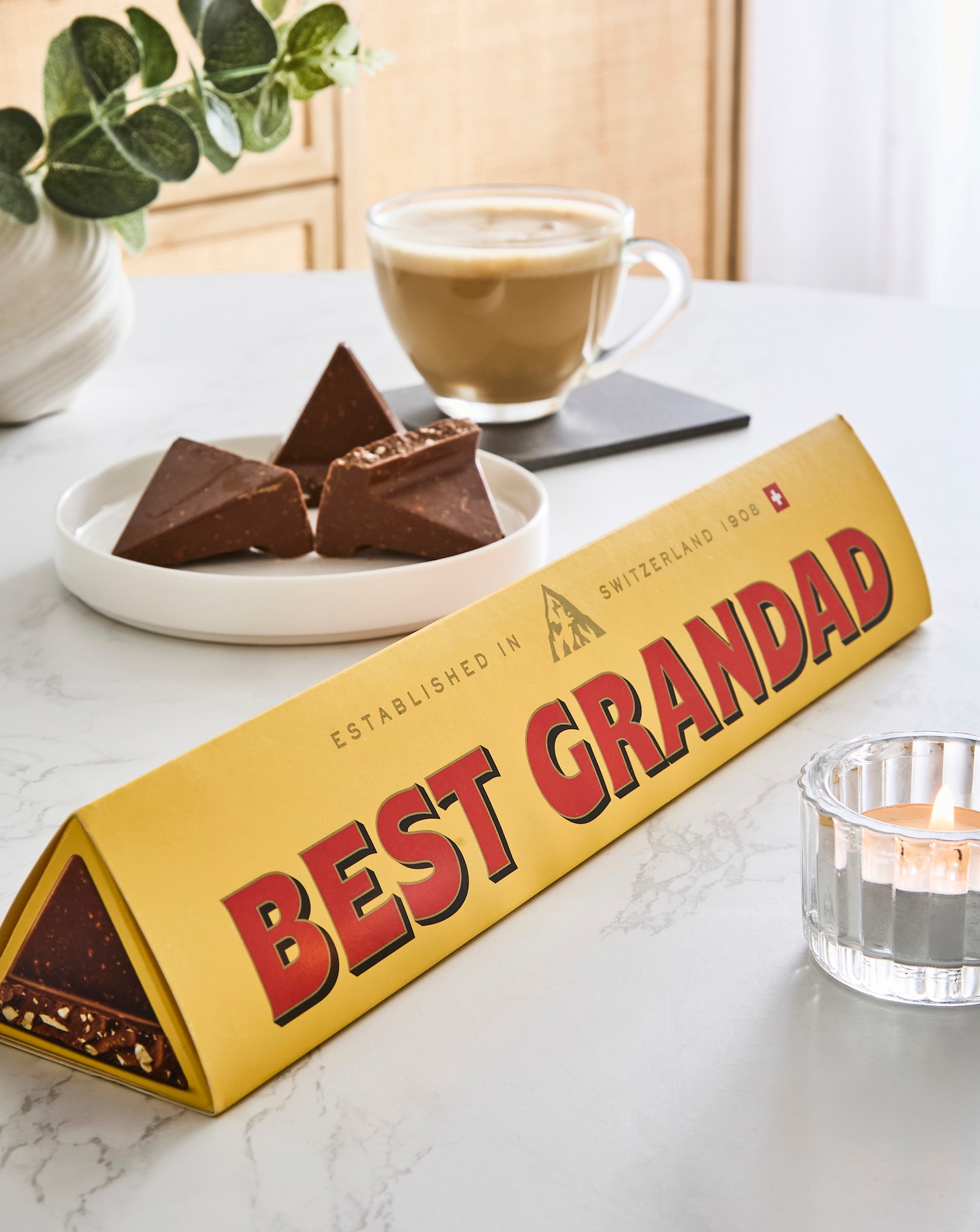 New In - Toblerone 'Best Grandad' Chocolate Bar