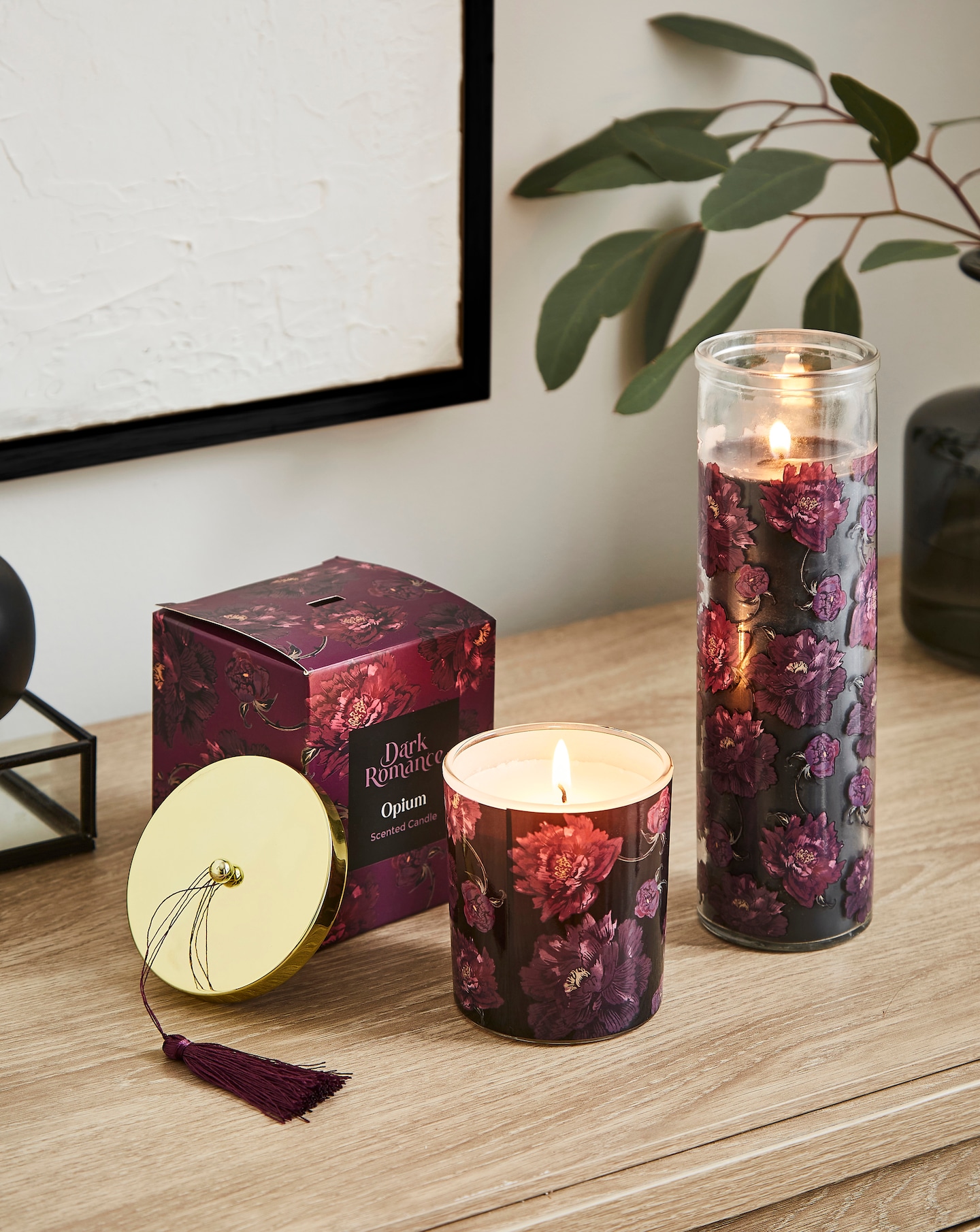 New In - Dark Romance Opium Candle Set