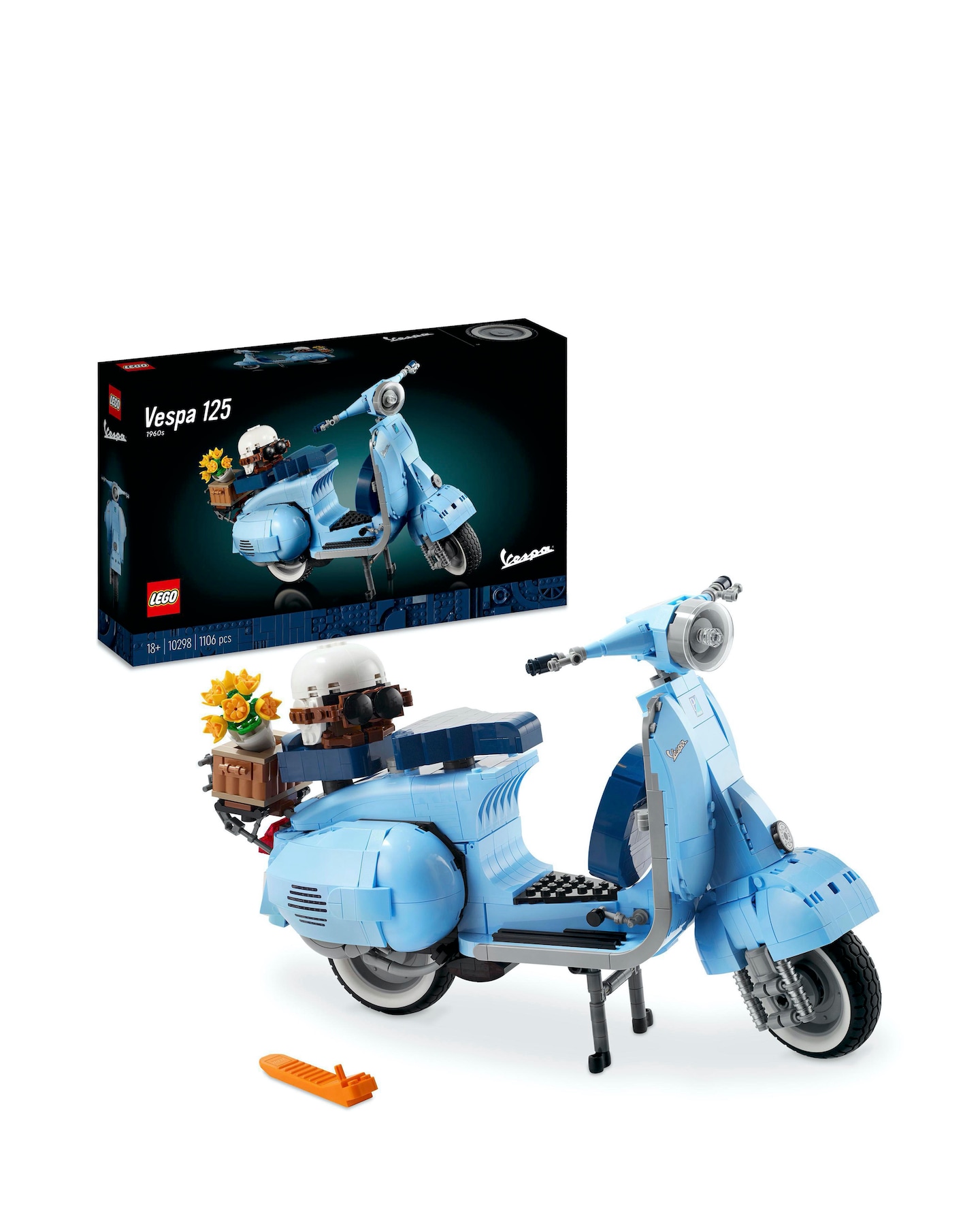 LEGO Vespa 125 Scooter Model Building