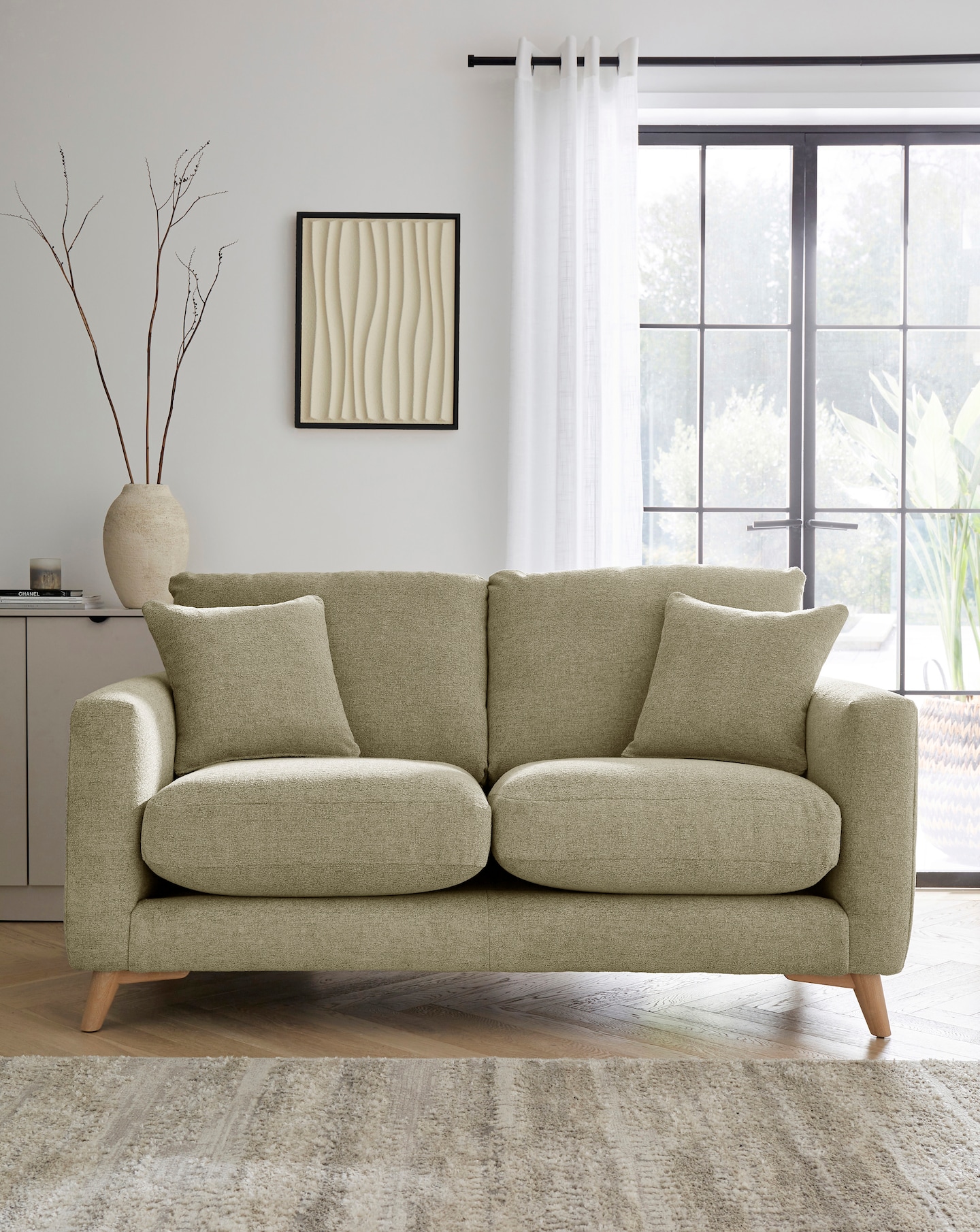New In - Beckett Chenille 2 Seater Sofa