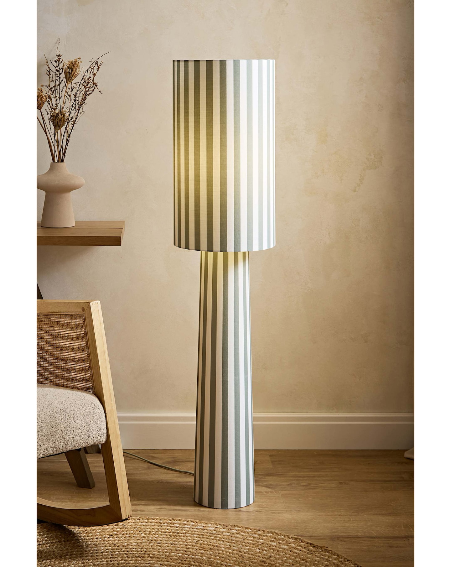 New In - Thorley Stripe Midi Floor Lamp