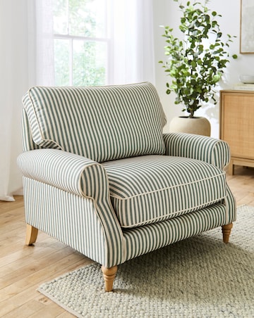 Naomi Stripe Armchair