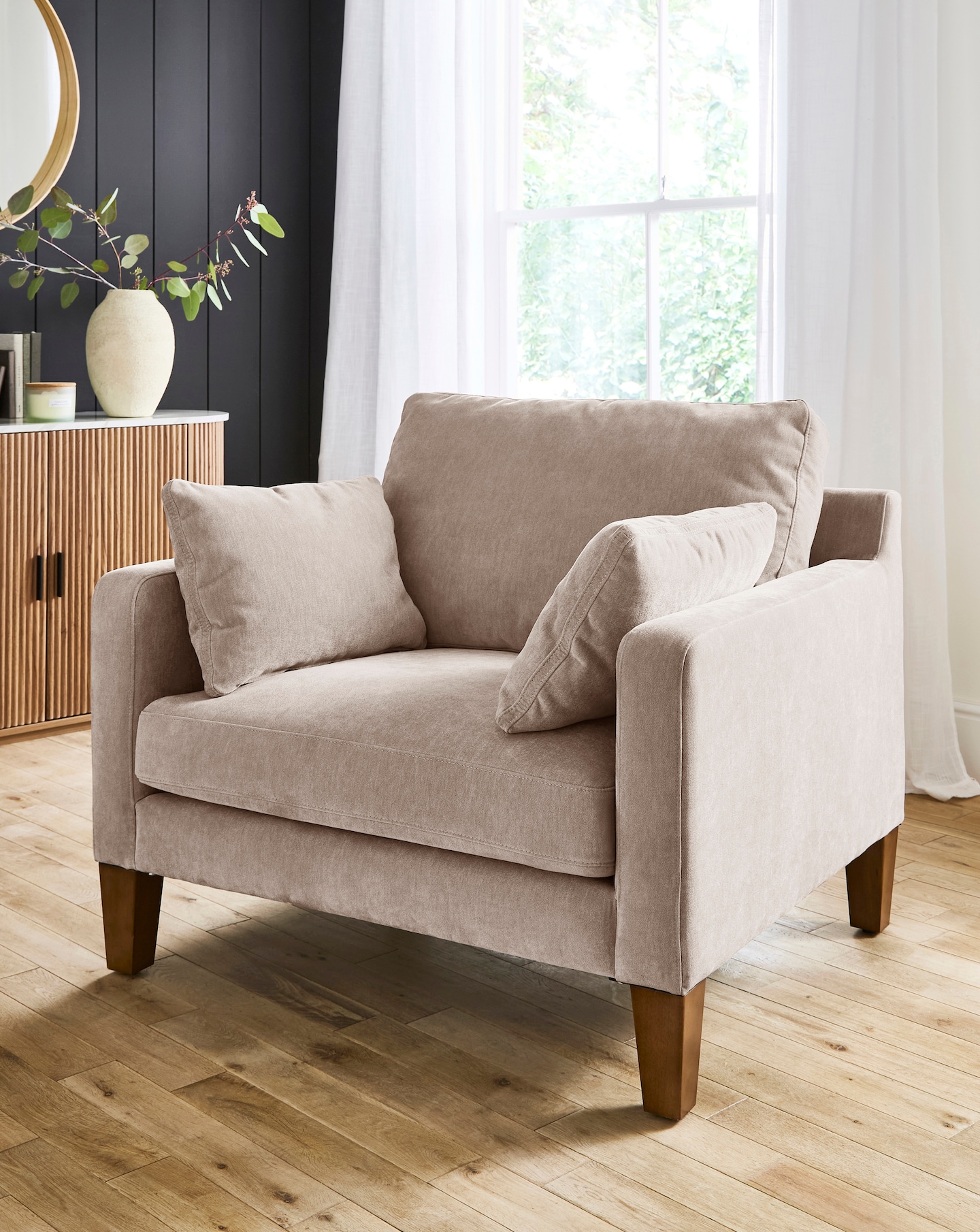 Abbie Chenille Arm Chair