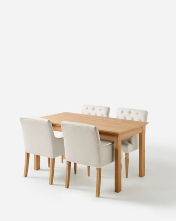 Ashford Dining Table with 4 Mae Chairs