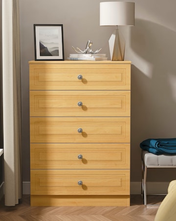 Richmond Ready Assembled 5 Drawer Chest