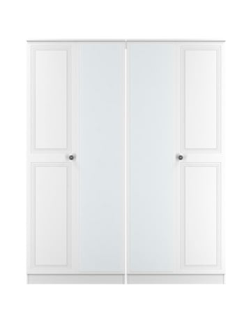 Richmond Ready Assembled 4 Door Wardrobe