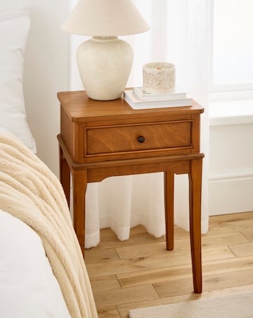 Hazel 1 Drawer Bedside Table
