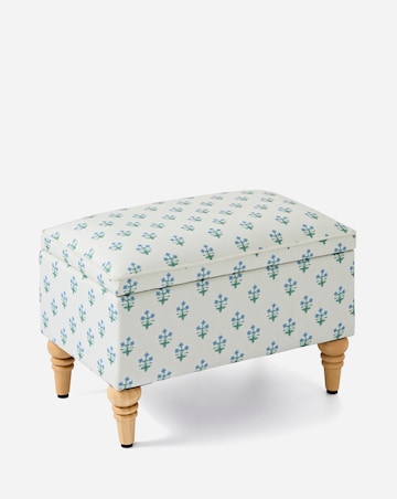 Naomi Floral Footstool