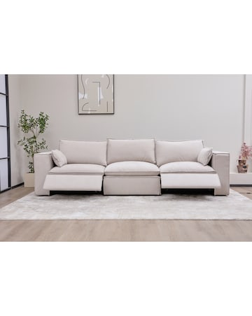 Campbell 3 Seater Power Recliner Sofa
