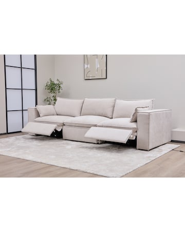 Campbell 3 Seater Power Recliner Sofa