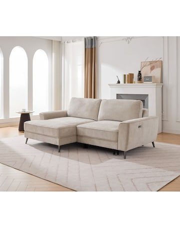 Miller Power Roll out Recliner Corner Sofa bed