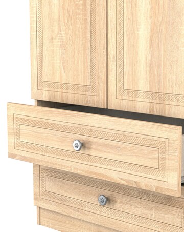 Richmond Triple Wardrobe with 2 Drawers