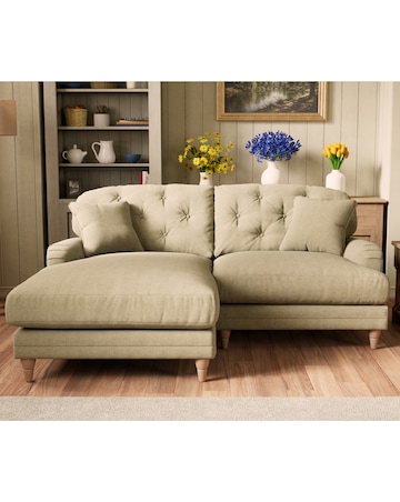 Florence Buttonback Left Hand Corner Chaise