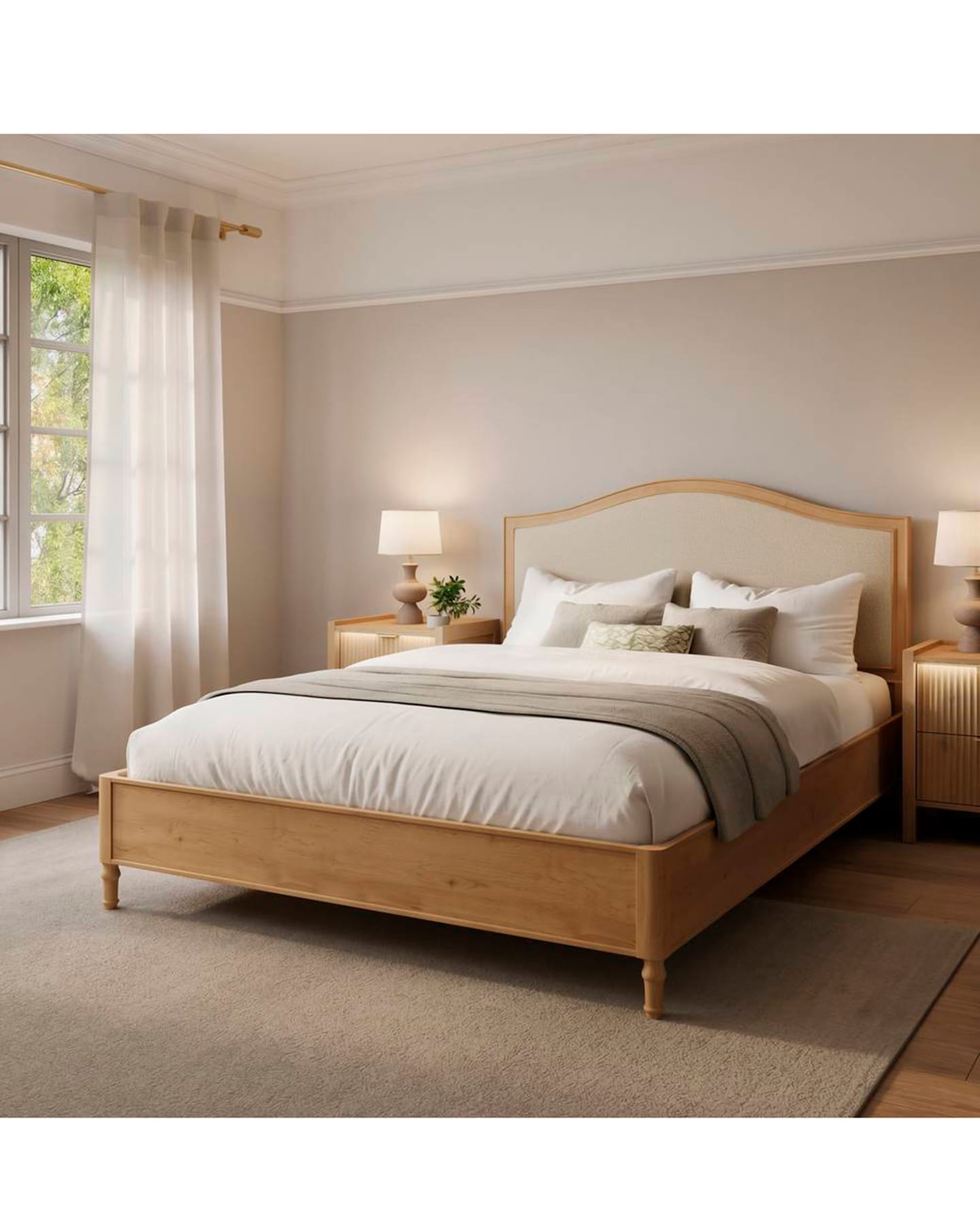 New In - Emy Wooden Hidden Ottoman Bed