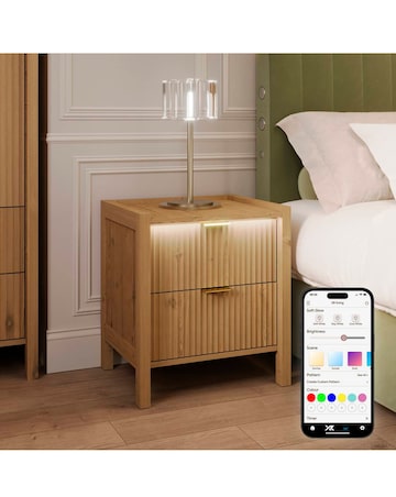 XR Living Dakota Side Table With App Control Lights