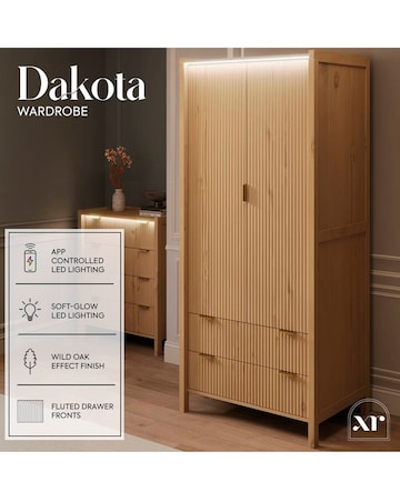 XR Living Dakota Wardrobe With App Control Lights