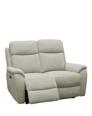 Aspire Kingsmere Fabric Power Recliner 2 seater sofa