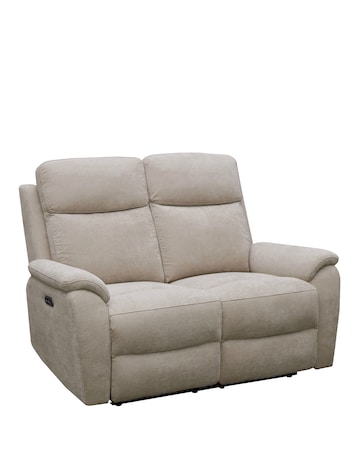 Aspire Kingsmere Fabric Power Recliner 2 seater sofa
