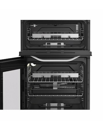 Hotpoint HDG5GCW 50cm Gas Double Cooker - White