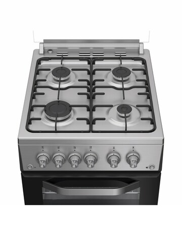 Hotpoint HDG5GCX 50cm Gas Double Cooker - Stainless Steel