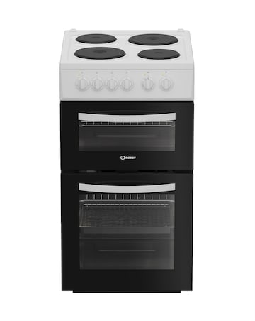 Indesit ITE5EMW 50cm Electric Twin Cooker - White
