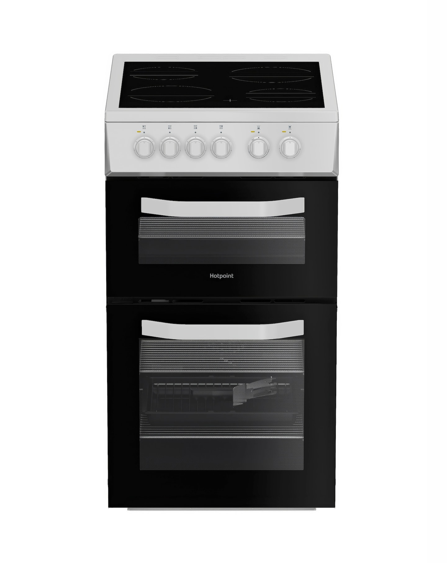 New In - Hotpoint HTE5VCW Ceramic Hob Cooker