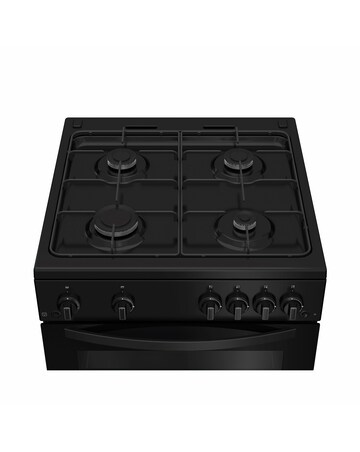 Indesit ITG6GB 60cm Gas Twin Cooker - Black