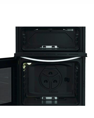 Indesit IDG6GW 60cm Gas Double Cooker - White