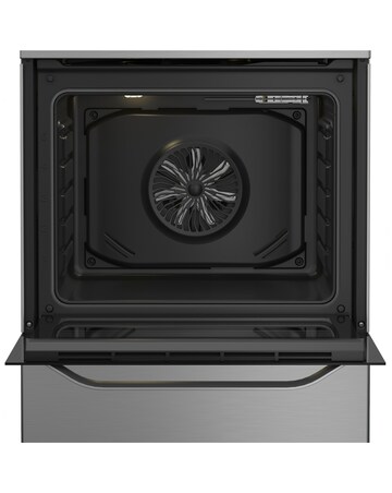 Hotpoint H6V5KMX/UK 60cm Electric Single Cooker with Multiflow - Stainless Steel