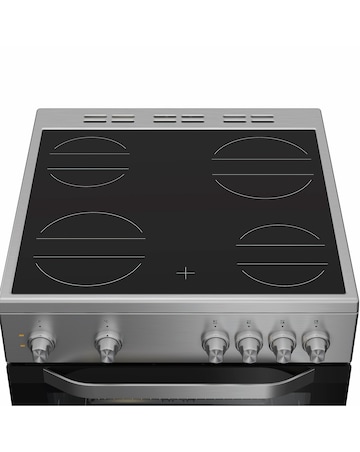 Hotpoint H6V5KMX/UK 60cm Electric Single Cooker with Multiflow - Stainless Steel