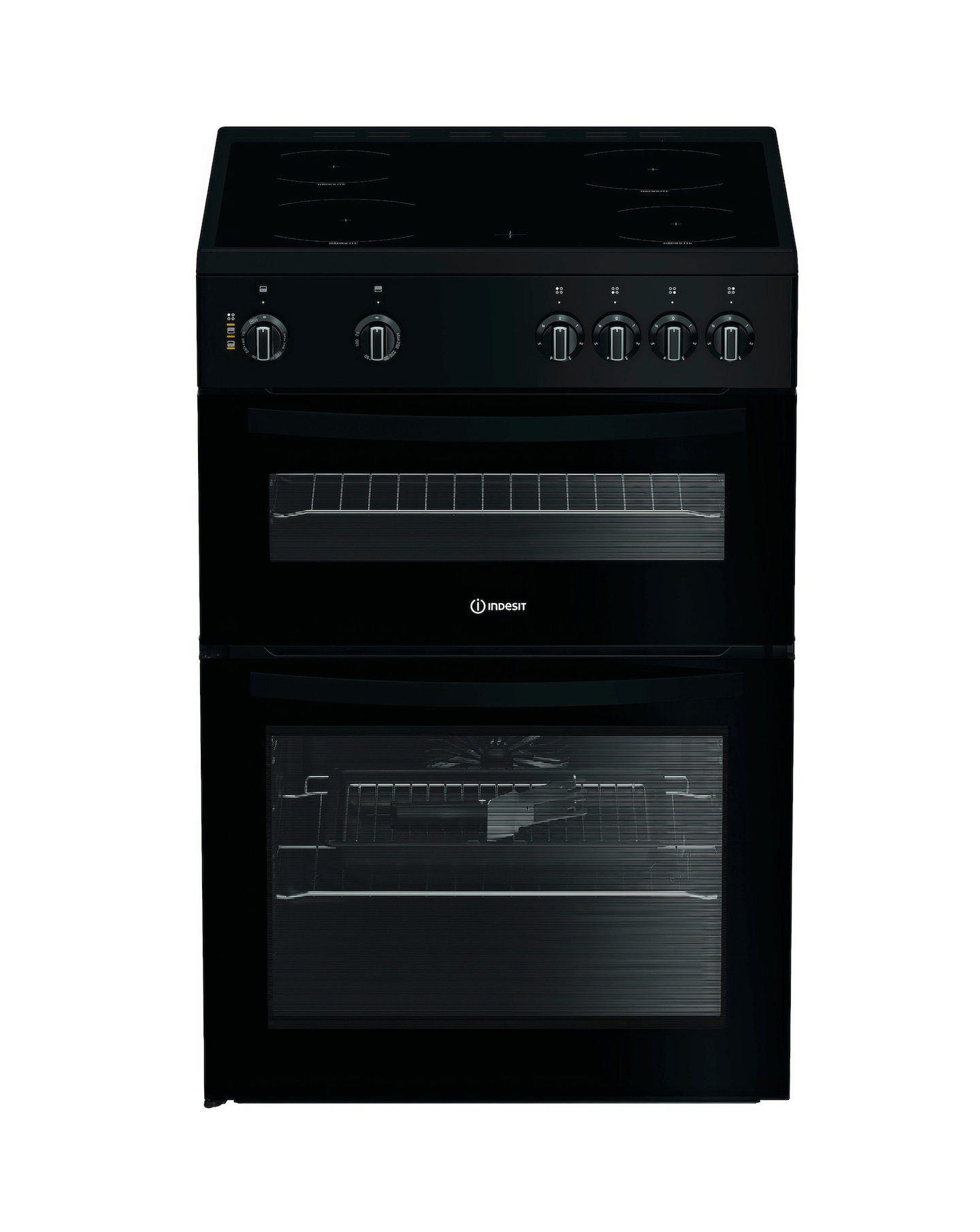 Indesit IDE6VMB Ceramic Hob Cooker