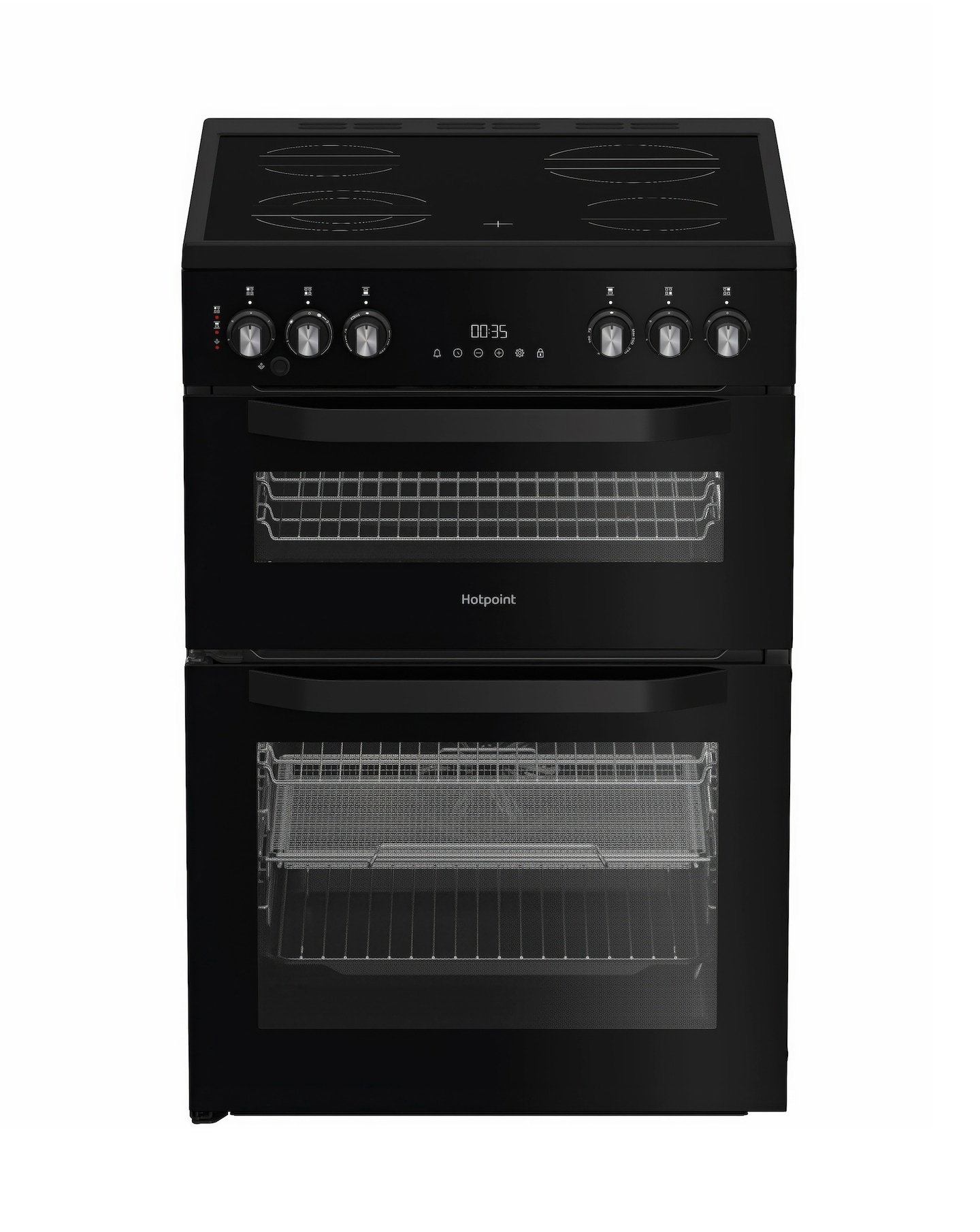 Hotpoint HDE6VDCASB1 Cooker - Black