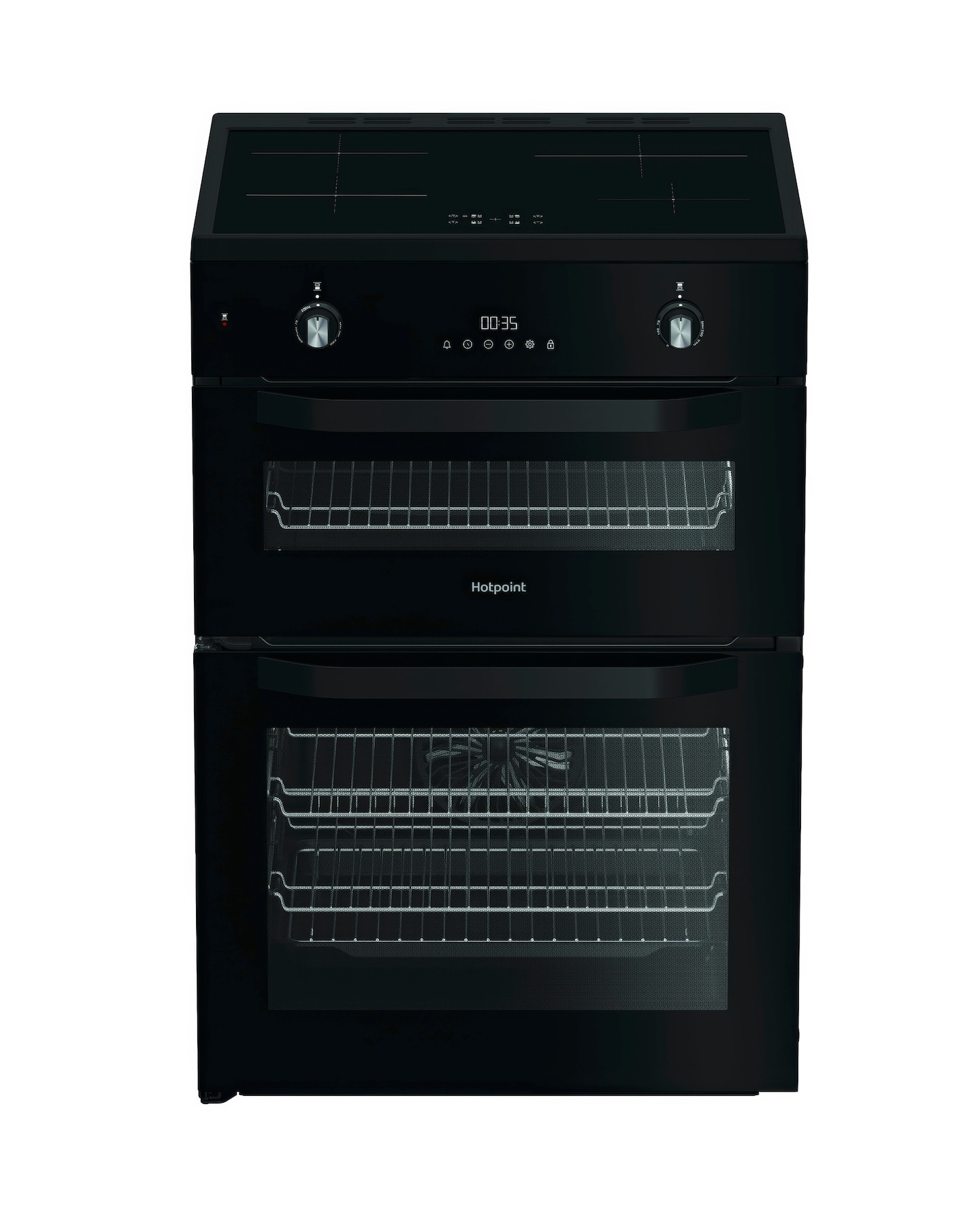 Hotpoint HDE6IDC2B1 Cooker - Black
