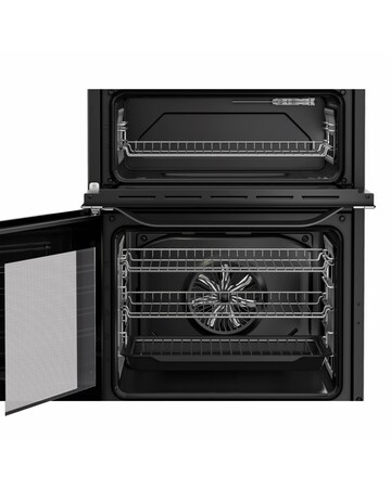 Hotpoint HDE6IDC2SA 60cm Electric Double Cooker with Induction Hob - Anthracite
