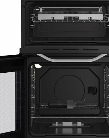 Hotpoint HTG5GCW 50cm Gas Twin Cooker - White + installation