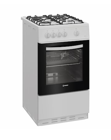 Indesit I5G1KMW 50cm Gas Single Cooker - White