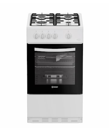 Indesit I5G1KMW 50cm Gas Single Cooker - White