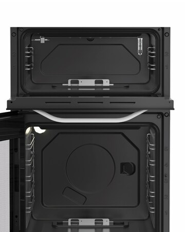 Hotpoint HDG5GCW 50cm Gas Double Cooker - White + installation