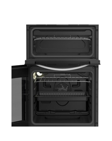 Indesit ITE5EMW 50cm Electric Twin Cooker - White + Installation