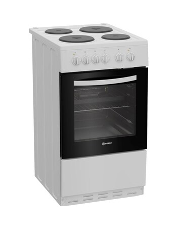 Indesit I5E3KMW 50cm Electric Single Cooker - White + Installation