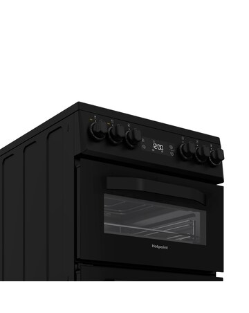 Hotpoint HDE5VDCB 50cm Electric Double Cooker Ceramic Hob - Black Installation