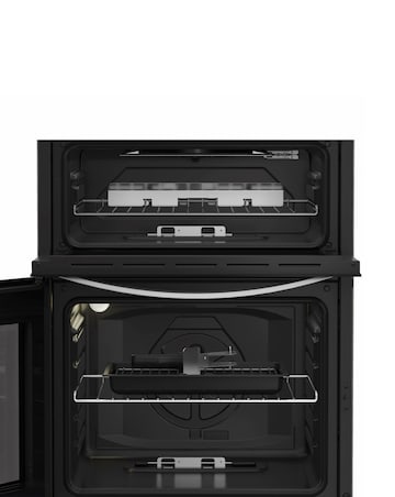 Indesit IDG6GS 60cm Gas Double Cooker - Silver + Installation