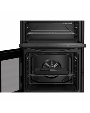 Indesit ITE6VMB 60cm Electric Twin Cooker with Ceramic Hob - Black Installation