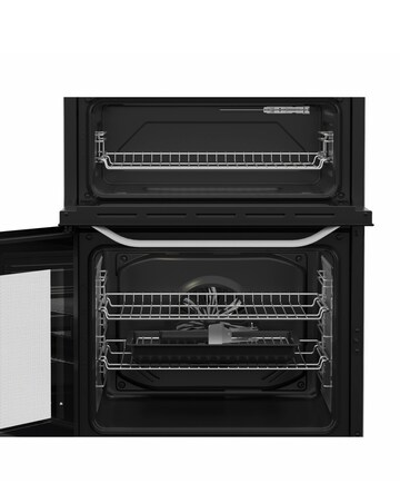 Hotpoint HTE6VDCW 60cm Electric Twin Cooker with Multiflow - White Installation