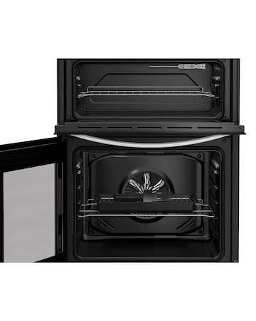 Indesit IDE6VMW 60cm Electric Double Cooker with Ceramic Hob - White Install