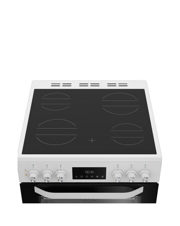 Hotpoint HDE6VDW 60cm Electric Double Cooker with Multiflow Installation