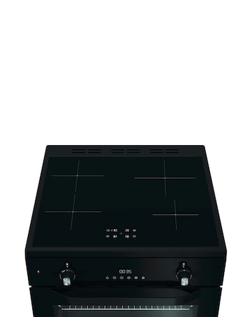 Hotpoint HDE6IDC2B1 60cm Electric Double Cooker Induction Hob - Black + Install